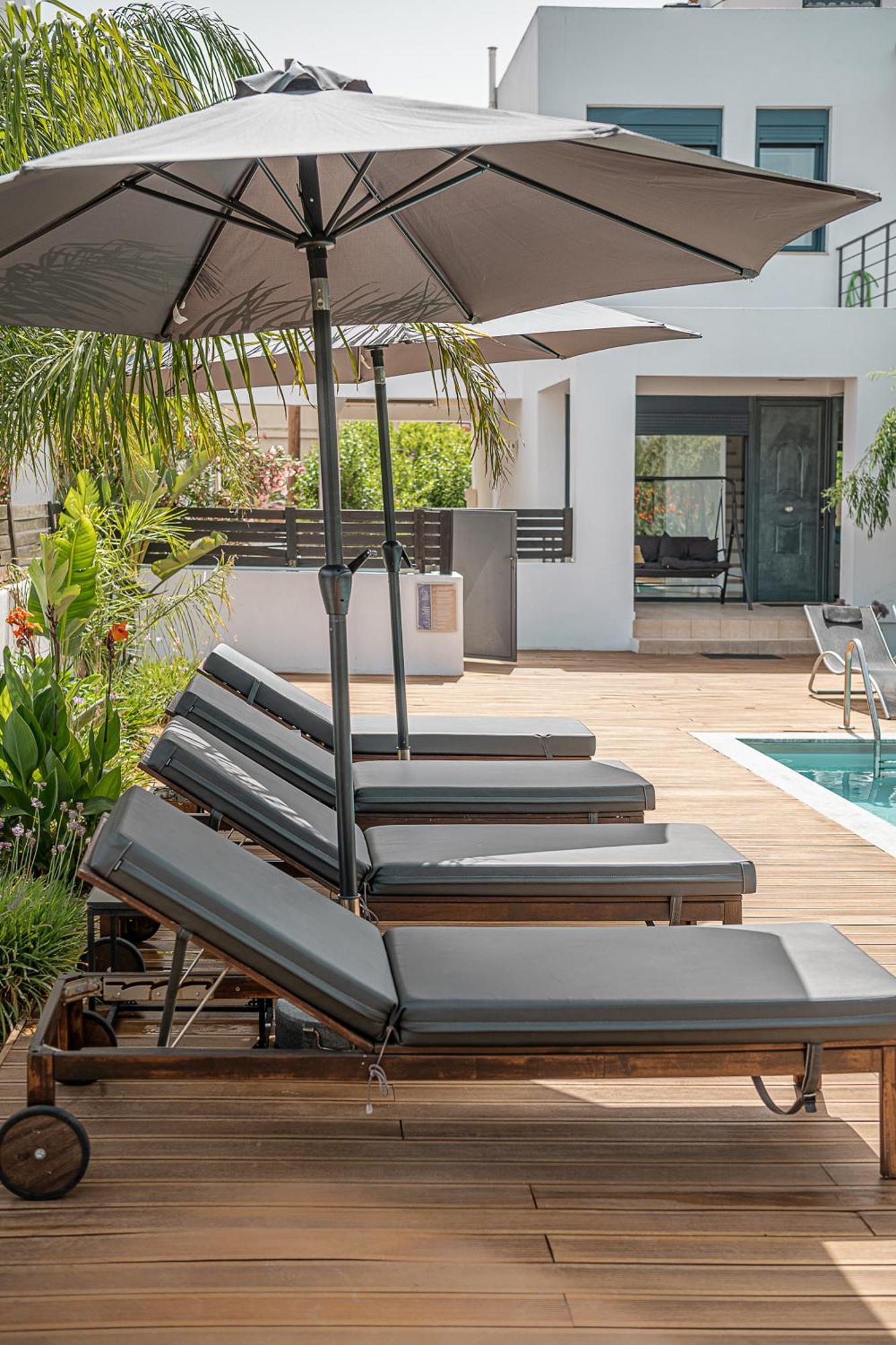 Seametry Luxury Living Villa Hriszí Aktí Haniá Kültér fotó